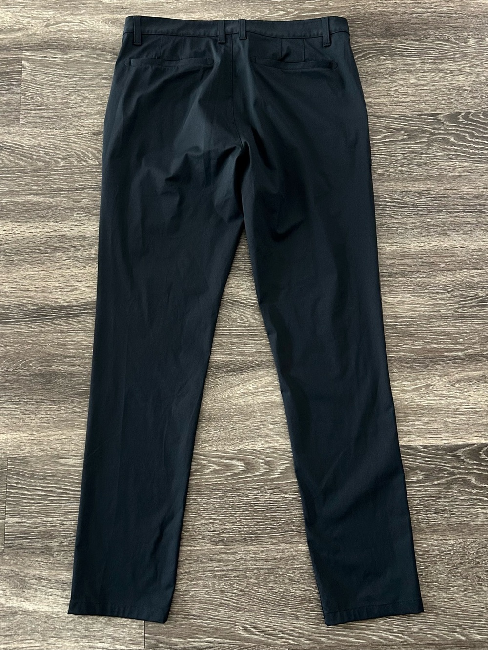 Rhone Commuter Slim Pants Men's 33X32 Performance Stretch Chino Tapered Black - Picture 4 of 11